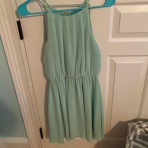 Mint green dress